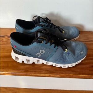 On Running Teal and Black Sneakers